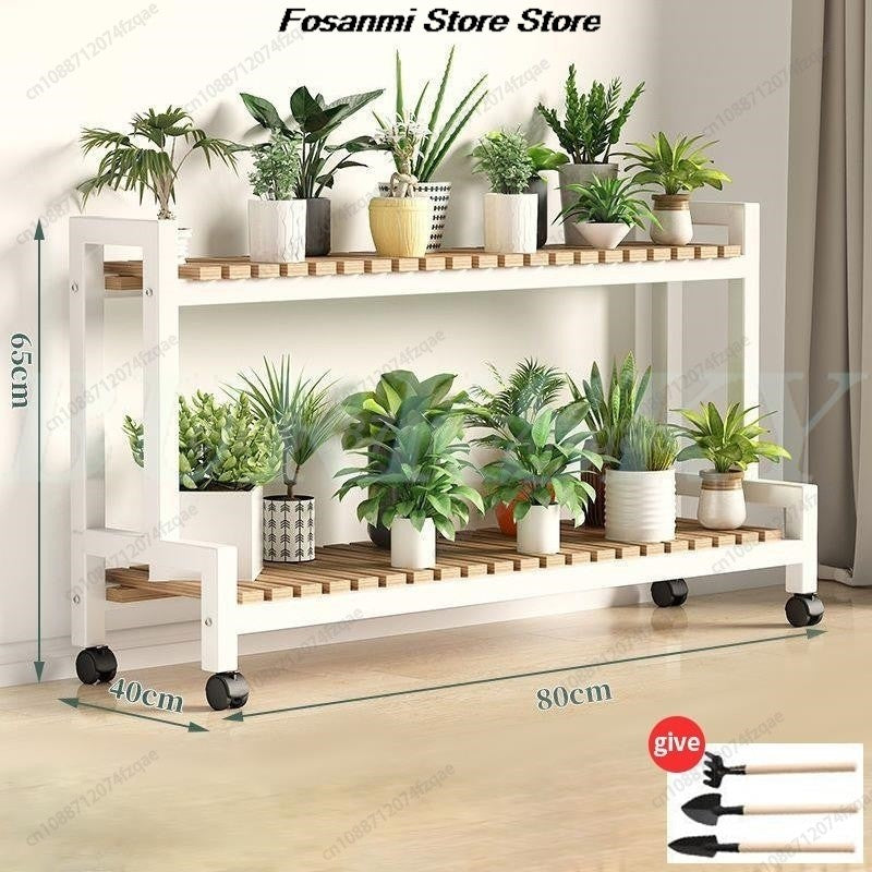 Floor-standing Plant Stand, Flower Stand, Flower Shelf, Planter Rack, Storage Organizer, Display  Garden, Balcony, 2, 3, 4Tier