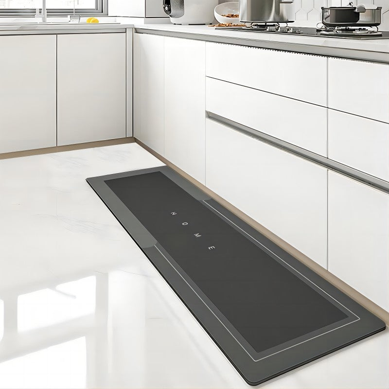 Diatomaceous Earth Absorbent Anti-fouling Kitchen Floor Mats Bathroom Anti-slip Rugs Kitchen Scrubbable Long Carpet