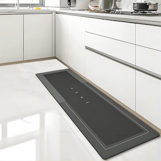 Diatomaceous Earth Absorbent Anti-fouling Kitchen Floor Mats Bathroom Anti-slip Rugs Kitchen Scrubbable Long Carpet