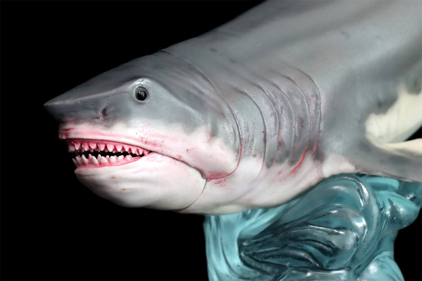 HAOLONGGOOD Megalodon Modelo Coleção de Tubarão Marinho Decoração de Mesa Realista Animal Marinho Pré-histórico Presente de Aniversário para Adultos