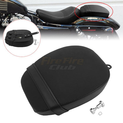 Almofadas de Assento de Para-lama Traseiro em Couro PU para Passageiro para Harley Sportster Forty Eight 48 72 2010-2015