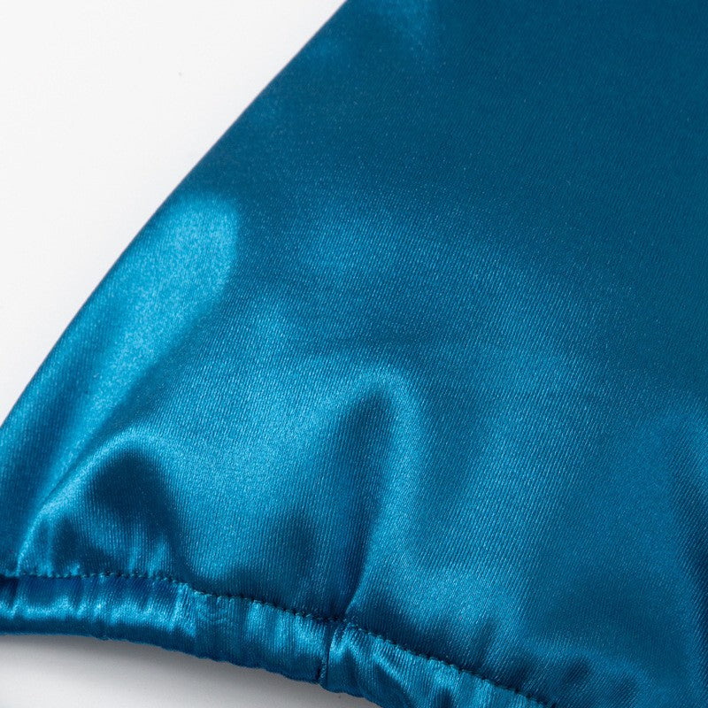 Halter Brazilian Metallic Satin Bikini Women Swimwear Female Swimsuit Two-pieces Bikini Set High Cut Bathing Suit Swim Beachwear