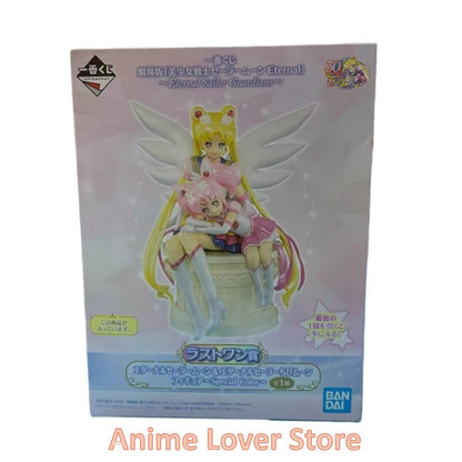 Em Estoque Original Bandai Ichiban Kuji Sailor Moon Coleção Princesa Estilo Antigo Bonecos de Ação Sailor Guardiã Eterna Brinquedos