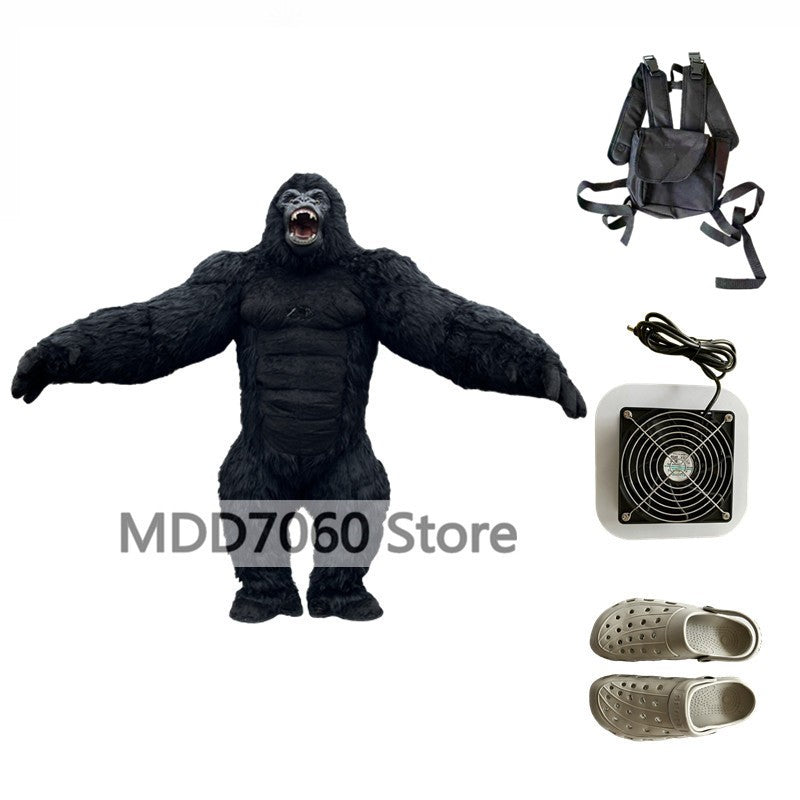 Giant Panda Inflatable Costume Street Funny Polar Bear Mascot Costume Party Role Playing Plush Inflatable Mascot Costume