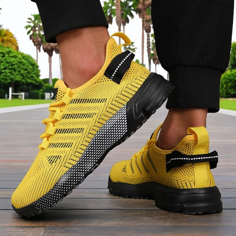 Novos Tênis Masculinos Sola Grossa Confortáveis Casuais Leves Respiráveis Sapatos de Corrida da Moda Luxuosos Tênis Masculino