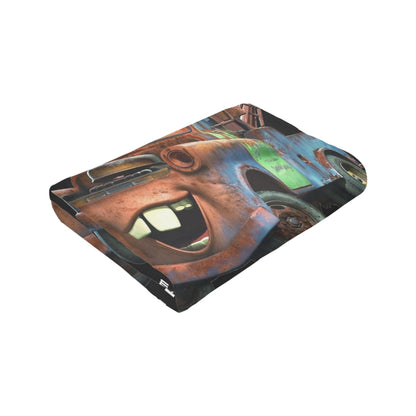 Mater Lightning McQueen Cars Blankets Flannel Spring Autumn  Multi-function Soft Throw Blanket for Home Travel Bedspread