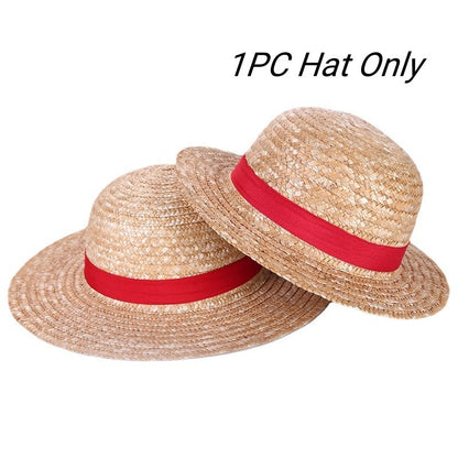 Egghead Island Costume Monkey D Luffy Robe Cosplay Costume 163 Luffy Jacket Coat Hat Outfit Halloween Suit