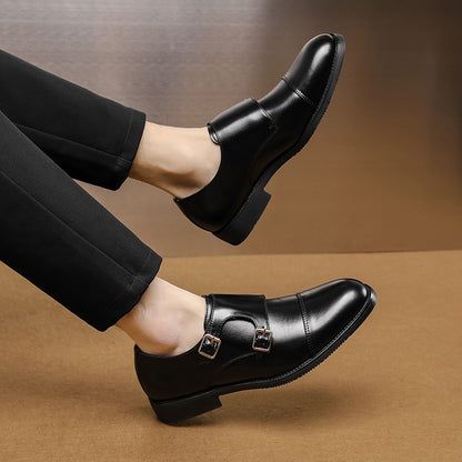 Luxury Brand Casual Leather Men Casual Shoes Fashion Slip-On Flats Moccasins Soft Breathable Man Loafers Business Formal Wedding