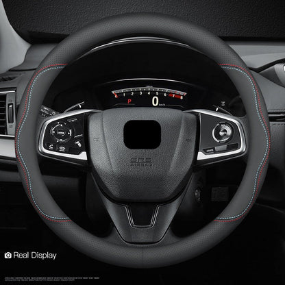 Capas de Volante Automotivas Universais em Couro PU sem Anel Interno Adequadas para 14,5-15 37-38cm Acessórios de Suprimentos para Interior de Carro