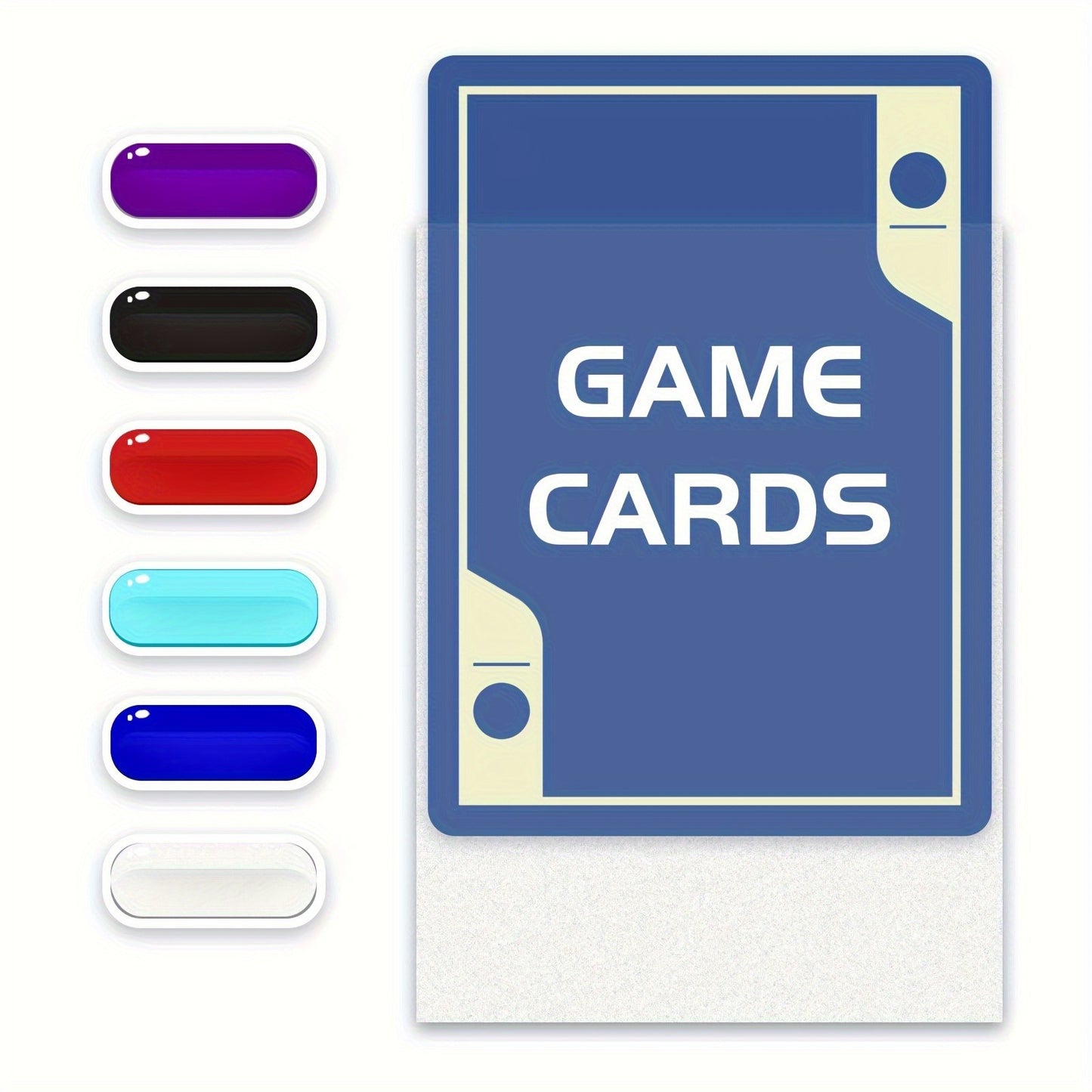 100 Unidades de Protetores de Cartas, Protetores de Cartas Foscos para Cards de Tamanho Padrão, Compatível com Magic Yugioh e Cards TCG 6691