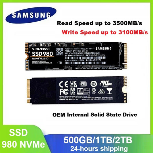 SAMSUNG 980 SSD NVMe M.2 Internal Solid State Disk Hard Drive 250GB 500GB 1TB 2TB TLC PCIe 4.0 SSD Laptop Desktop disco duro