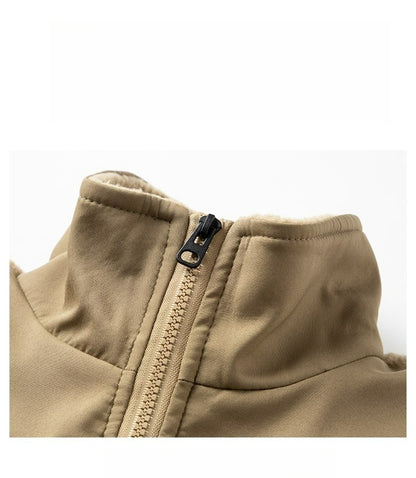 Maxbarley 2025 Winter Cotton Padded Jacket Men Brand Trendy Lambskin Cold-proof Windproof Jacket Casual Camping Ski Fleece Parka