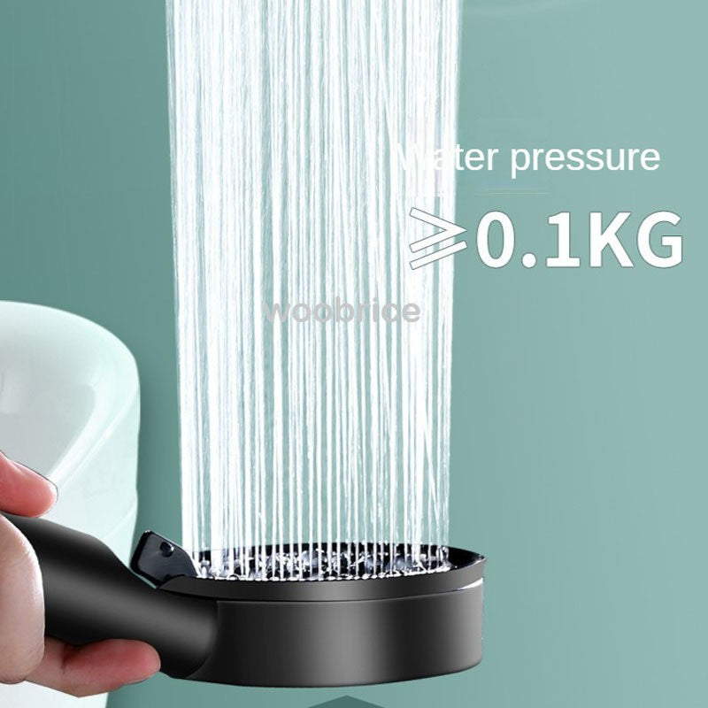 Chuveiro de Alta Pressão com 5 Modos, Chuveiro Ajustável com Mangueira, Economia de Água, Parada de Chave Única, Bico de Pulverização, Acessórios para Banheiro