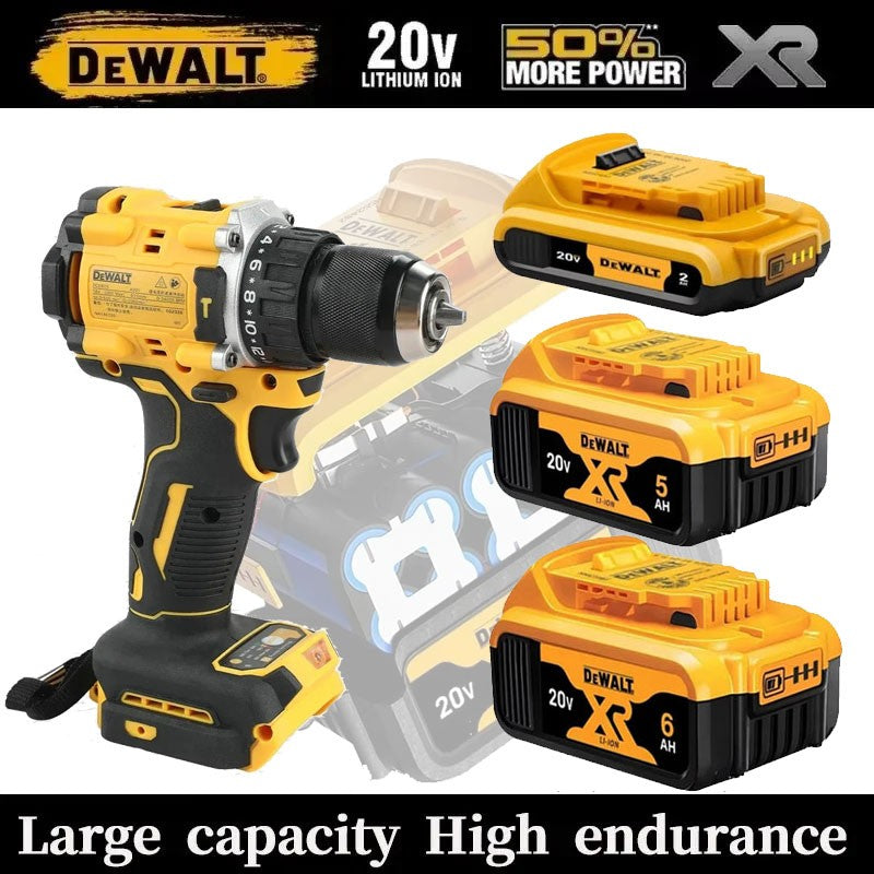 DEWALT Bateria 20V 6AH recarregável de íon de lítio carregador DCB118 Parafusadeira Furadeira Elétrica sem escovas DCD805 ferramenta elétrica