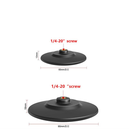 1/4 Inch Screw Mount or 1/4" Internal Screw Adapter Car Dashboard Round Plate Adhesive Tape for Gopro GPS Camera Smartphones