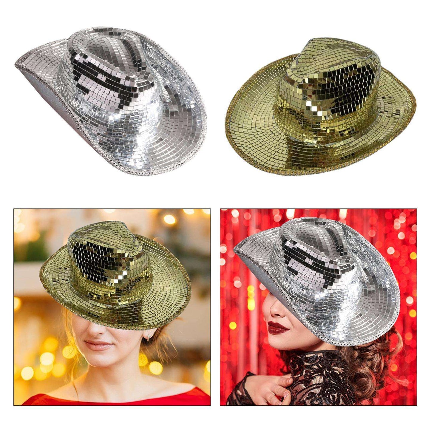 Cowboy Hat Wide Brim Cap Stylish Versatile Casual Gentleman Jazz Hat Sunhat for