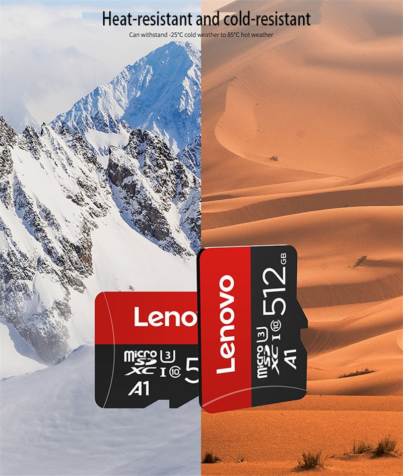 Cartão SD Lenovo Original 1TB Micro TF Mini SD 256GB 512GB 128GB 64GB Cartão de Memória TF Flash para Celular/Computador/Câmera Dropshipping