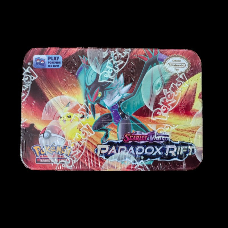 Hot 41/42/48/68/118/210 Caixa de Ferro Pok é mon Pikachu Trading Game Card PTCG Mewtwo Sylveen Série de Brinquedos Anime Battle Card