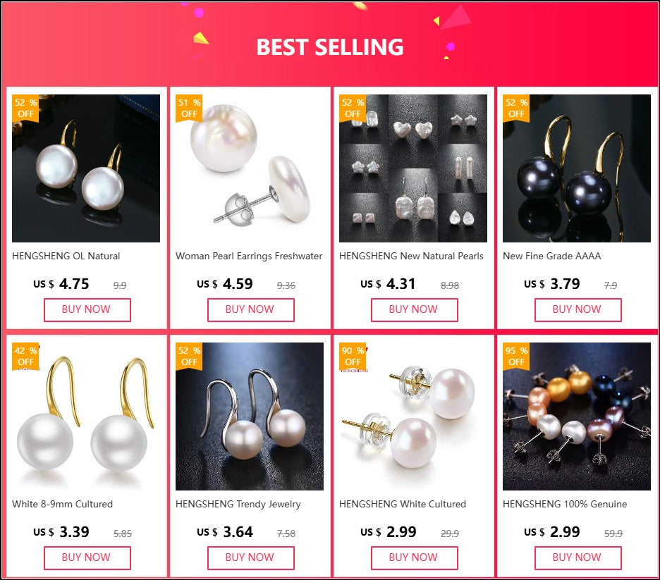 New Fine Grade AAAA Freshwater Pearl Earrings For Women Wedding Party Jewelry Earrings Black Pink White Purple 8-9mm Bread Round