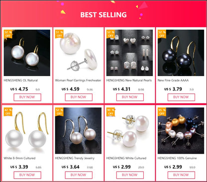 Woman Pearl Earrings Freshwater Cultured Button Pearls ,Coin Pearls,925 Sterling Silver Pearl Earrings for Women Girls Gift