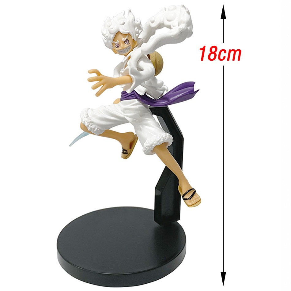 Anime ONE PIECE Figura de Ação 18cm Nika Monkey D Luffy Bonecos de Ação Modelo de PVC Estátua Colecionável Brinquedo Presente Em Estoque