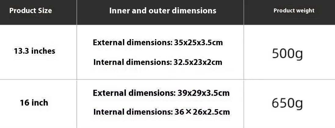 13 14 15.6 inch Laptop Sleeve Bag Shockproof Computer Bag Waterproof EVA Protective Carrying Case Black with Straps