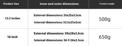 13 14 15.6 inch Laptop Sleeve Bag Shockproof Computer Bag Waterproof EVA Protective Carrying Case Black with Straps