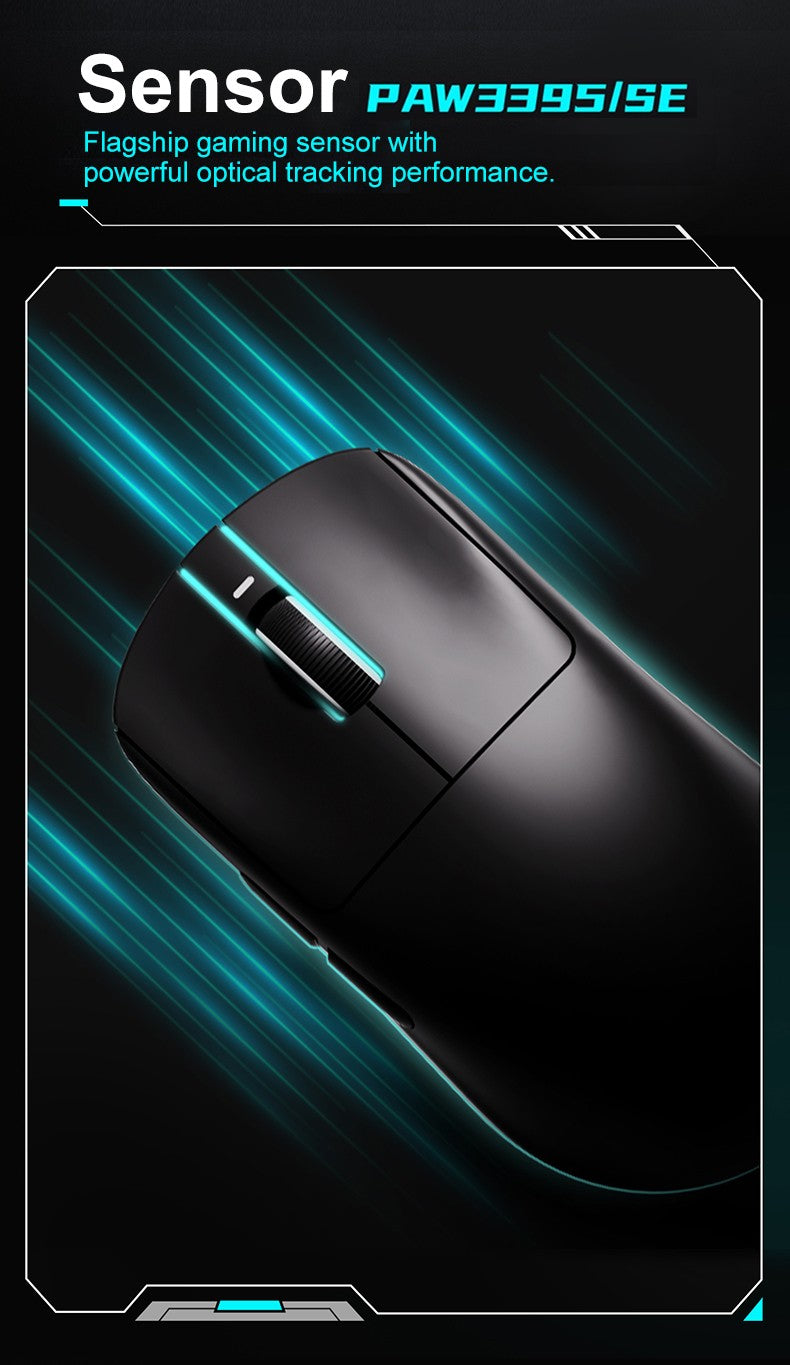 ATK VXE R1 Pro MAX Dragonfly R1 Bluetooth Gaming Mouse PAW3395 2.4G Wireless E-sports Mice Rechargeable Lightweight Ergonomic