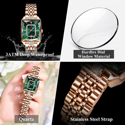 POEDAGAR Luxury Brand Ladies Wristwatch Waterproof Stainless Steel Date Women Watch Casual Fashion Quartz Women’s Watches Reloj