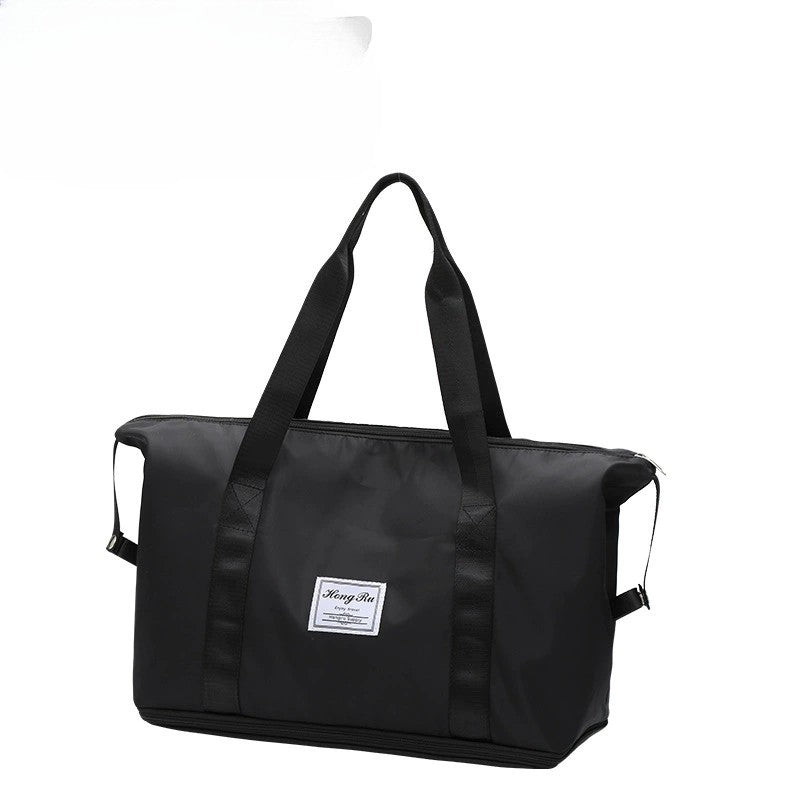 Travel Fitness Waterproof Foldable Luggage Handbag Outdoor Luggage Storage Bag Dry Wet Separation Fitness Bag Handbag