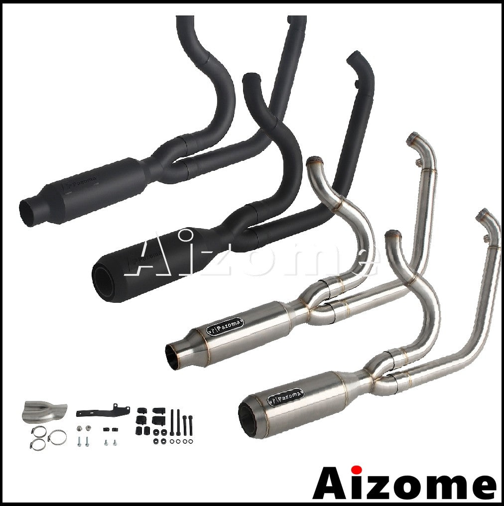 Slip On For Harley Road Glide FLTRU FLTRX FLTRXS FLTRK FLTRXST FLTRXP FLTRXSTSE 17+ Motorcycle Exhaust Modified Muffler Escape