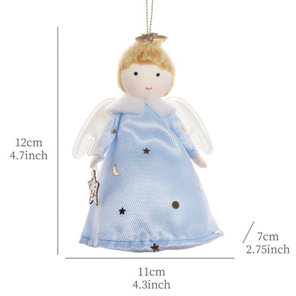 2024 New Year Gift Cute Christmas Angel Doll Xmas Tree Ornament Noel Deco Christmas Decoration for Home Natal Navidad 2023 Decor