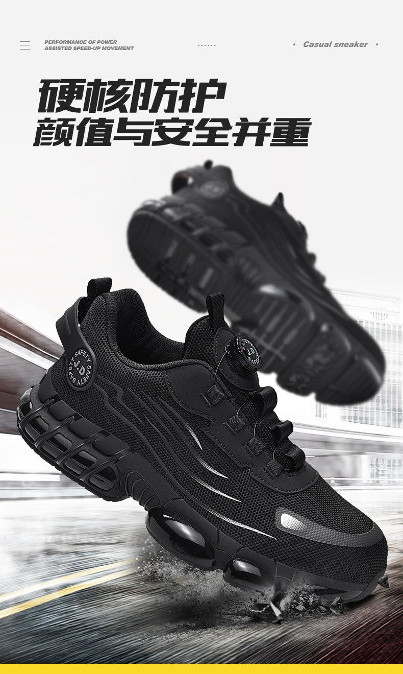 Men's Military Tactical Boots Army Boots Men Side Zipper Military Boots Men Anti-Slip Ankle Boots Work Safety Shoes Hiking Shoe