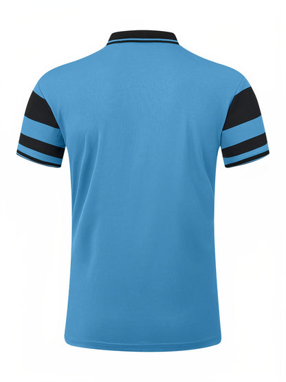 2025 Men's Summer Short Sleeve Polo Shirts Casual Breathable Comfortable Polo Shirt Print High Quality Male T-Shirt Dropshipping