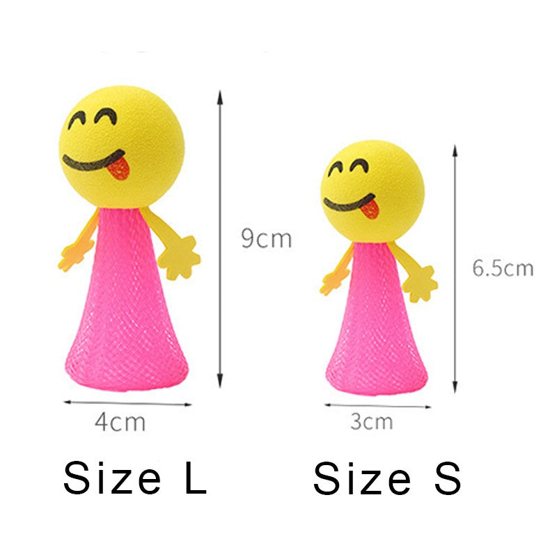 Fun Bouncing Doll Games Kids Party Goodies Toys Birthday Gifts Souvenir Pinata Filler Kindergarten School Reward Toys Bag
