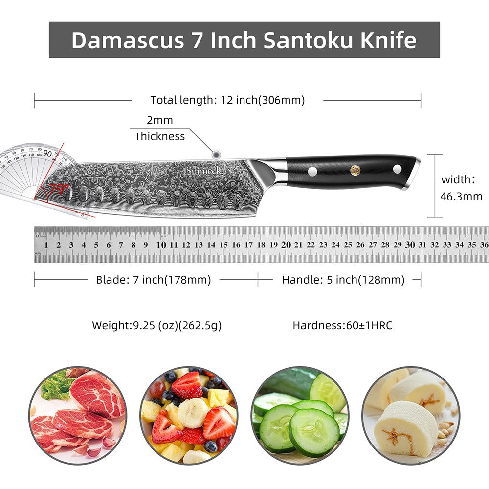 Clássico 1-4 unidades/conjunto Facas de Chefe 73 Camadas Aço Damasco de Alto Carbono Faca de Cozinha Afiada Ferramentas de Corte de Carne e Vegetais