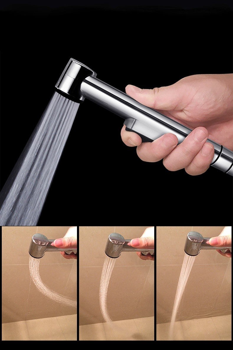 Pulverizador de Bidê Portátil para Vaso Sanitário de Aço Inoxidável, Pulverizador de Torneira Portátil, Cabeça de Chuveiro para Casa e Banheiro, Acessórios de Limpeza Automática