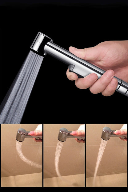 Pulverizador de Bidê Portátil para Vaso Sanitário de Aço Inoxidável, Pulverizador de Torneira Portátil, Cabeça de Chuveiro para Casa e Banheiro, Acessórios de Limpeza Automática