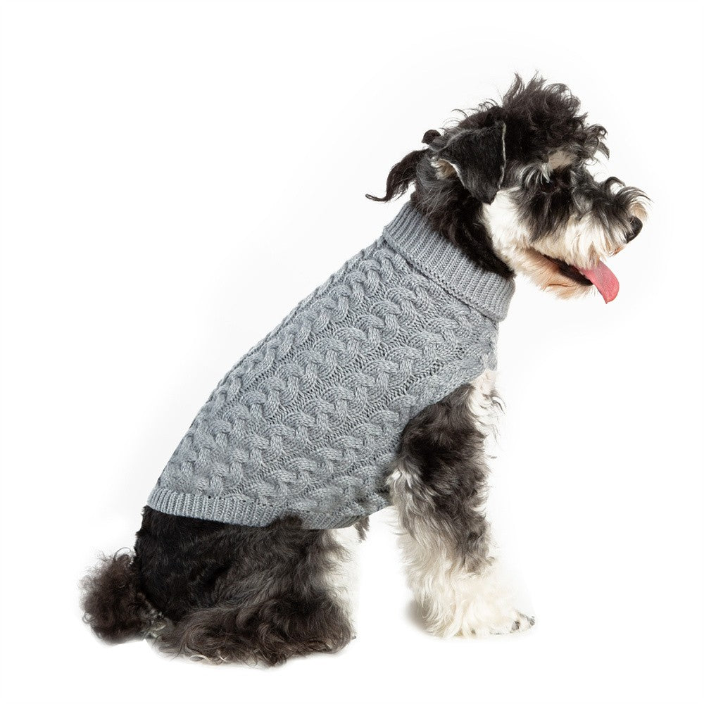 Suéter Clássico Liso para Cães Filhotes de Chihuahua, para Cães Pequenos, Roupa Quente de Inverno para Animais de Estimação, Pulôveres para Yorkshire Schnauzer Disfraz de Perro