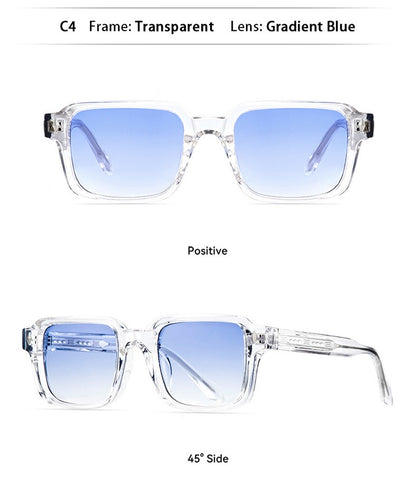 O-Q CLUB Retrô Moda Feminina Óculos de Sol Masculino Quadrado UV400 Óculos de Sol Feminino Masculino Luneta Óculos de Sol Luxuosos Lentes Femininas