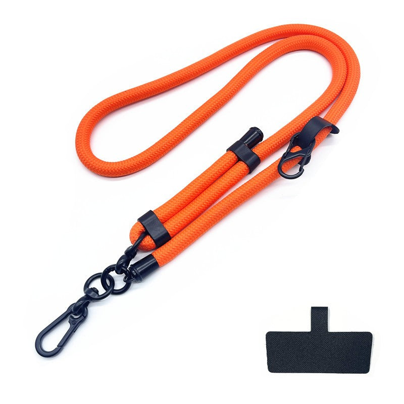 Cordão de Telefone Ajustável 1 Cm de Diâmetro Capa Universal Externa Transversal Ombro Cartão Corda de Pescoço Clipe Alça de Pulso Anti-perda