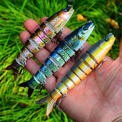 Isca Artificial de Pesca Kit de Iscas Artificiais 13,5cm/19g para Tucunaré e outros peixes Sinking Swimbait Crankbaits Pesca Esportiva