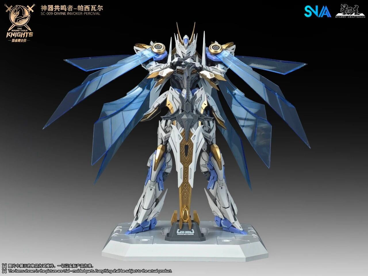HG 1/144 SNAA SC-002 Titan Greatsword Tristan Kit de Montagem SC-009 Divine Invoker Percival The Round Table Knights Figure
