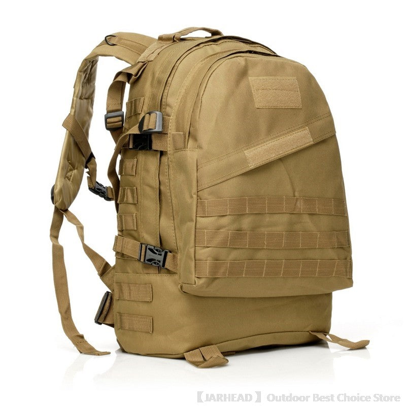 Mochila de Acampamento Esportiva ao Ar Livre Caminhada Trekking Mochila Escolar Viagem Ciclismo Caminhada Grande Capacidade Mochila Tática 3D