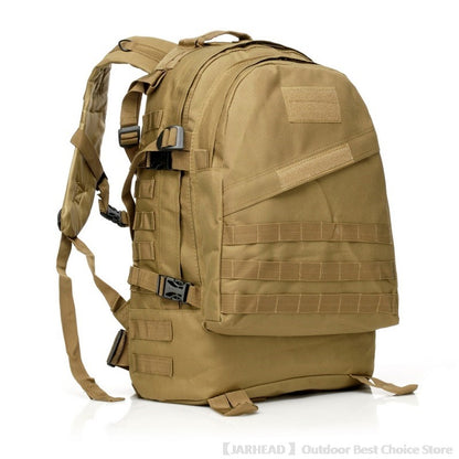 Mochila de Acampamento Esportiva ao Ar Livre Caminhada Trekking Mochila Escolar Viagem Ciclismo Caminhada Grande Capacidade Mochila Tática 3D