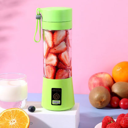380ml Espremedor Elétrico Portátil Liquidificador de Smoothie USB Recarregável Processador de Alimentos Mini Misturador de Frutas para Viagem Cozinha Treino