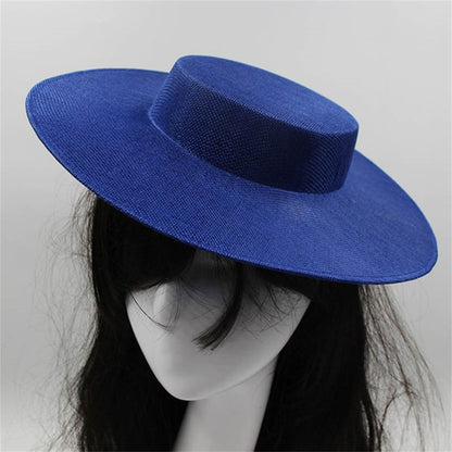Chapéus Fascinators Femininos Base de Chapéu de Feltro para Festa Casamento Chapéu LUNQUIL de Aba Larga Chapéu Fedora Acessório de Cabelo Kentucky Derby