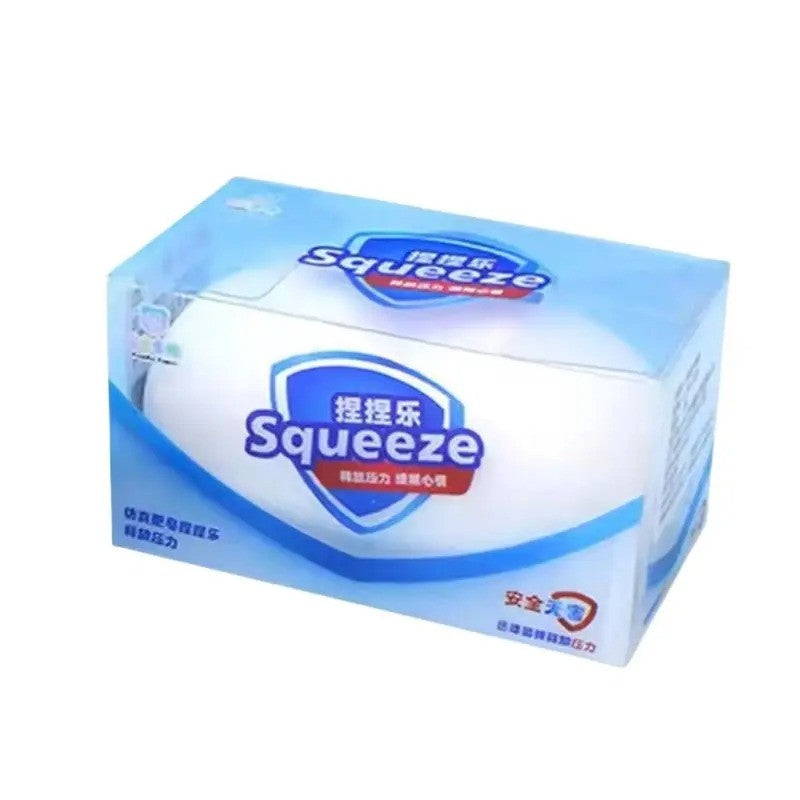 -Crunchy Soap Ball Squishy Stress Ball Filled Soft Squeeze Fidget Toy Anti-Stress Anxiety Relief Hand Decompression Toy