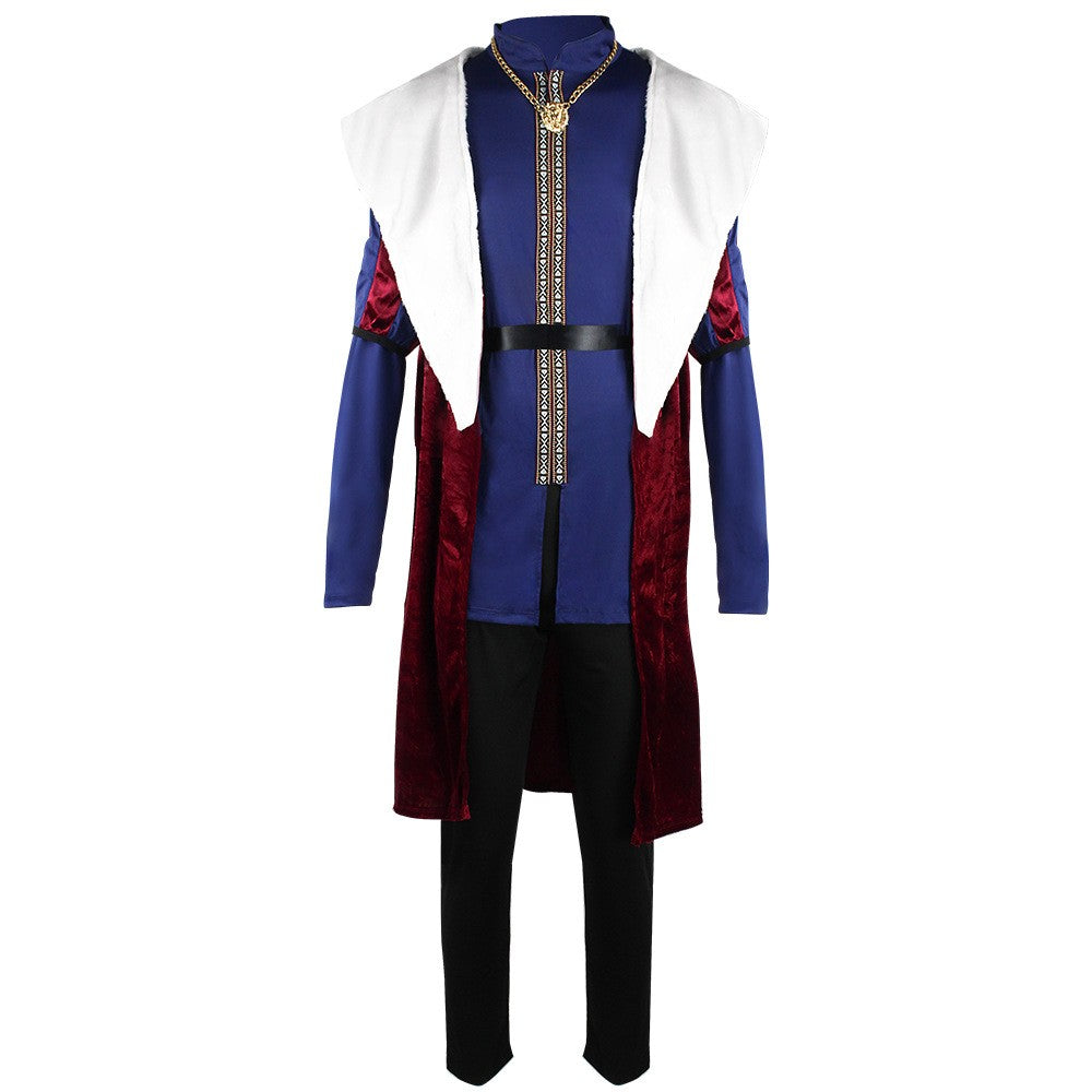Queen and King Costume for Men Women - Men's Royal King Costume for Halloween Costumes - Women's Royal Queen Costume Full Set