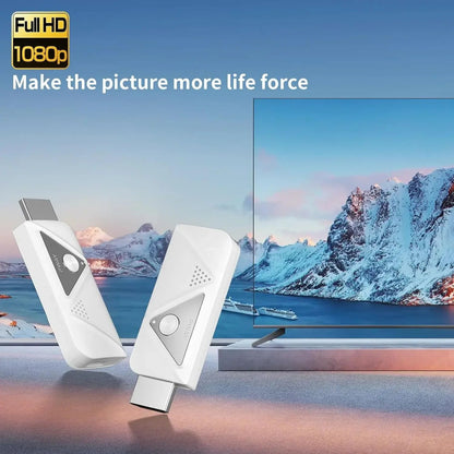 30M 1080P sem fio HDMI Plug-n-Play, compatibilidade com HDMI 1.3. Desbloqueie a projeção de tela perfeita